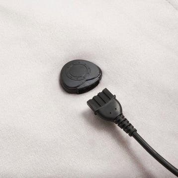 2dekans | Duux Yentl Bubble Elektrisch Warmtedeken 200x200, Ophalen of Verzenden, Zo goed als nieuw, Grijs