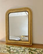 Antieke Louis Philippe spiegel 69x53cm, Antiek en Kunst, Ophalen of Verzenden