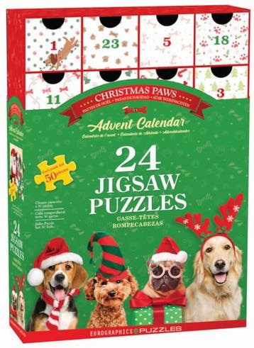 Advent Calendar – Christmas Paws (24x 50 stukjes) |, Verzenden, Nieuw