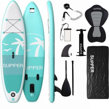 Supper Sup Board XL - Max. 220KG - Opblaasbaar – Zitje –, Verzenden, Zo goed als nieuw