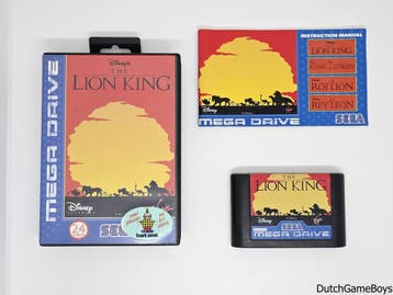 Sega Megadrive - The Lion King, Spelcomputers en Games, Verzenden, Gebruikt
