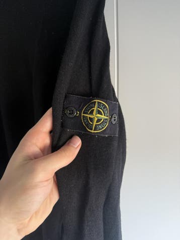 Stone Island Wollen Trui – Zwart – Maat M, Zwart, Stone Island, Gedragen, Verzenden