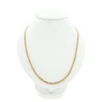 Gouden marineschakel ketting, Ophalen of Verzenden, Gebruikt, Overige kleuren, Goud