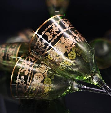 Artemisia - Drinkset (6) - Da Vinci - Kristal, gouden