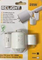 - RELIGHT T5 Adapterkit 28watt, Ophalen of Verzenden, Nieuw