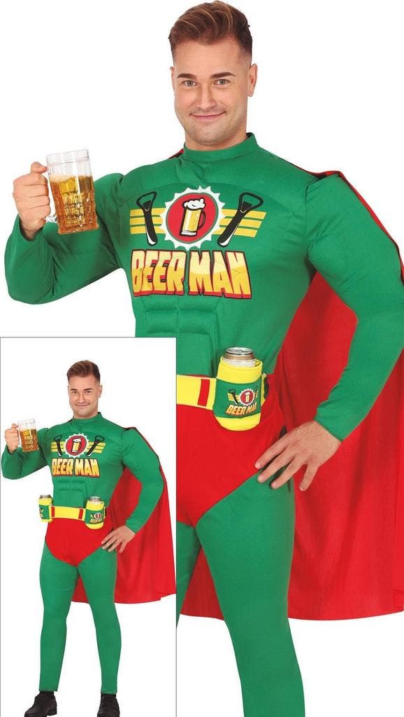 Beerman Superheld Kostuum, Kleding | Heren, Carnavalskleding en Feestkleding, Nieuw, Ophalen of Verzenden