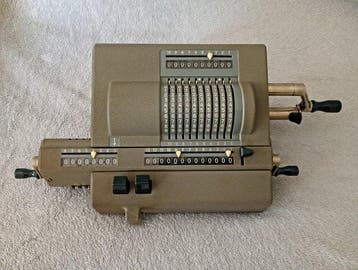 Original Odhner, Model 239 - Rekenmachine - 1950-1960, Antiek en Kunst