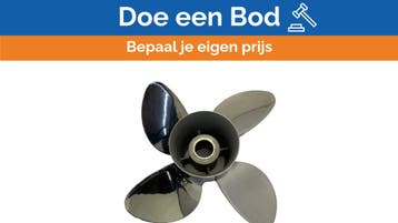 Bieden: Michigan Apollo 4-Blade Stainless Steel Propeller 1, Ophalen of Verzenden, Nieuw