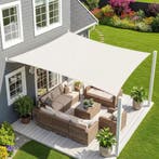 Waterdicht Zonnezeil 4x6m Antraciet | 41% Korting, Tuin en Terras, Schaduwdoeken, Ophalen of Verzenden, Nieuw