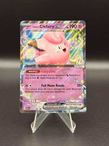 Pokemon Mega Evolution Clefairy EX #076/217, Hobby en Vrije tijd, Verzamelkaartspellen | Pokémon, Verzenden, Zo goed als nieuw