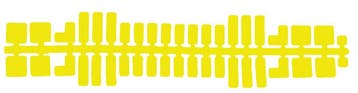 Feuchtmann - 31608 - Ministeck standaard kleurenstrips geel, Verzenden, Nieuw, Knutselen