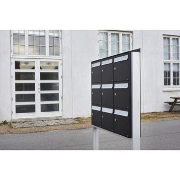 Postkastsysteem Allux Flow - zwart, Verzenden, Nieuw