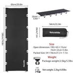 Ultralicht Opklapbaar Campingbed Draagbaar Outdoor Beds, Verzenden, Nieuw