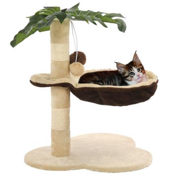 vidaXL Kattenkrabpaal met sisal krabpaal 50 cm beige en, Dieren en Toebehoren, Verzenden, Nieuw