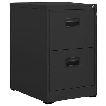 vidaXL Archiefkast 46x62x72,5 cm staal antracietkleurig, Verzenden, Nieuw