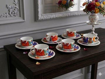Villeroy & Boch - Koffieservies voor 6 (12) - Acapulco -