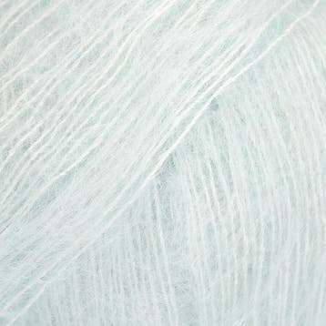 DROPS Kid-Silk Uni Colour - 59 ijskristal - Mohair Garen, Ophalen of Verzenden, Nieuw