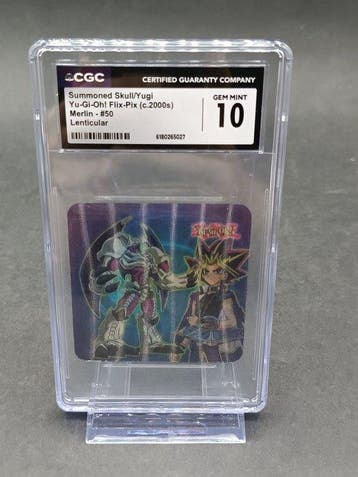 Konami Yu-Gi-Oh! Flix-Pix 2000 Merlin #50 Summoned Skull /, Nieuw
