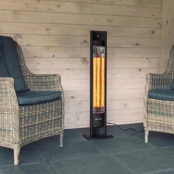 2dekans | VONROC Terrasverwarmer – 2 Warmtestanden – 2000 W, Ophalen of Verzenden, Zo goed als nieuw