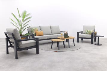 VDG Verano/Mindo stoel-bank loungeset (5-delig) - Royal, Verzenden, Nieuw, Hout, Loungeset