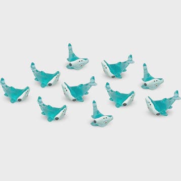 Mini Hamerhaai Figuurtjes - Set van 5 of 10 - Decoratie voor, Verzenden, Nieuw