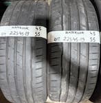 2x225-45-19 Hankook Zomer RFT 2x4.5mm €55 PerBand 225 45 19, Auto-onderdelen, Banden en Velgen, Gebruikt, Band(en), Personenwagen