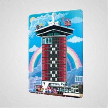 Orange Panda lenticular magnet 3d A’DAM Lookout, Ophalen of Verzenden, Nieuw