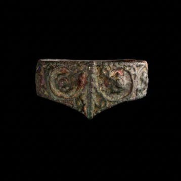 Viking periode Brons Zeldzame Ring – Cirkelvormige