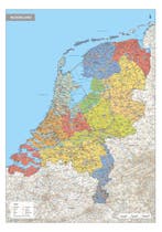Kurk prikbord landkaart Nederland XL  - 100 x 140 cm, Huis en Inrichting, Woonaccessoires | Memoborden, Ophalen of Verzenden, Nieuw