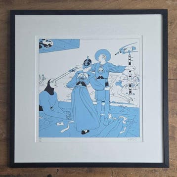 Moebius - Sérigraphie - Le Sphinx, Nieuw