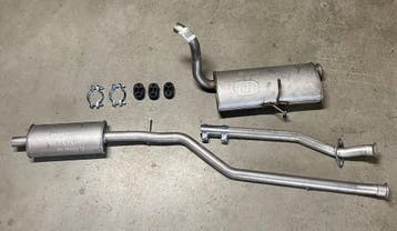 Complete uitlaat, Middendemper + Einddemper Citroen Berlingo, Auto-onderdelen, Verzenden, Nieuw