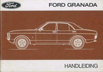 1975 Ford Granada Instructieboekje Nederlands, Auto diversen, Handleidingen en Instructieboekjes, Verzenden