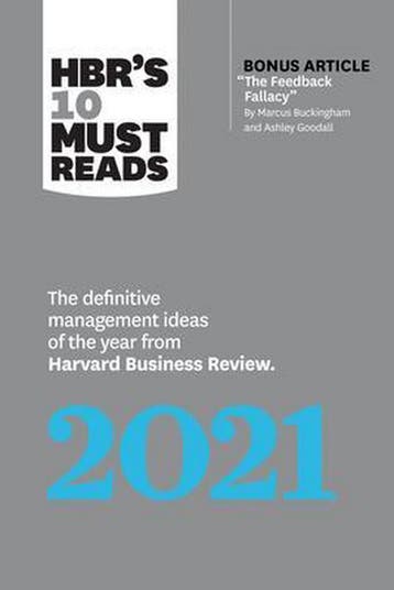 HBRs 10 Must Reads 2021 - Harvard Business Review, Verzenden, Gelezen, Harvard Business Review