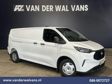 Ford Transit Custom | 2.0 TDCI 136pk L2H1 Euro6 Airco |, Gebruikt, Euro 6, Wit, Dealer onderhouden