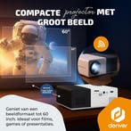 2dekans | Denver Mini Beamer - Full HD 1920*1080P - 30 ANSI, Ophalen of Verzenden, Zo goed als nieuw, Denver