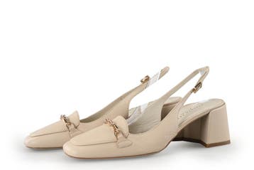 Roberto Festa Slingbacks in maat 37 Beige, Verzenden, Beige, Zo goed als nieuw, Roberto Festa