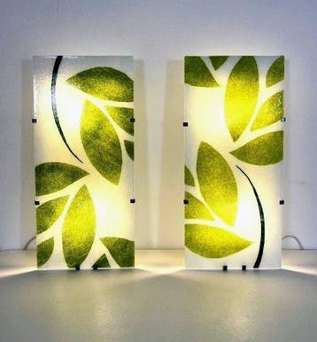 IKEA - Julia Treutiger - Wallchiere (2) - Gyllen - Glas,