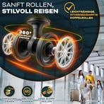 Kofferset - 4 delig - Trolley - Reiskoffer set - Rosegoud -, Sieraden, Tassen en Uiterlijk, Koffers, Verzenden, Zo goed als nieuw
