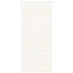 vidaXL Zebra rolgordijn 105x200 cm stofbreedte 100,9cm, Verzenden, Nieuw, Beige