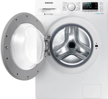 Samsung  Ww70j5486mw Wasmachine 7kg 1400t, Ophalen of Verzenden, Zo goed als nieuw, Voorlader, 85 tot 90 cm