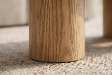 Koffietafel ORGANIKO 130cm eikenhout look natuurlijk - 48554, Ophalen of Verzenden, Nieuw