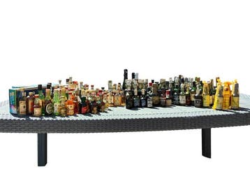 Karaf - Glas - Grote collectie miniaturen