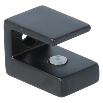 Plankdrager mini vierkant 22x30 mm zamak zwart, Huis en Inrichting, Woonaccessoires | Wandplanken en Boekenplanken, Verzenden