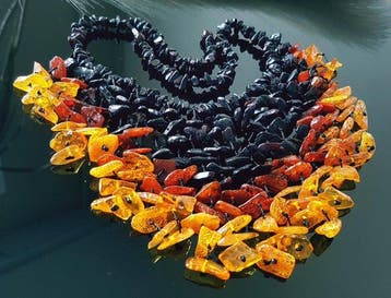 Amber Natuurlijke Baltische barnsteenketting- 59 g