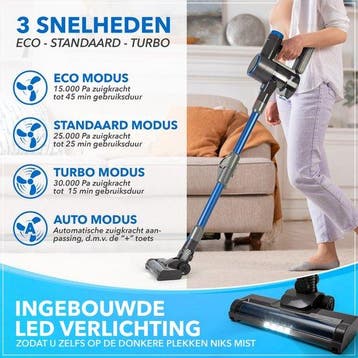 2dekans | Innovixpro® Steelstofzuiger Draadloos - Krachtige, Ophalen of Verzenden, Zo goed als nieuw