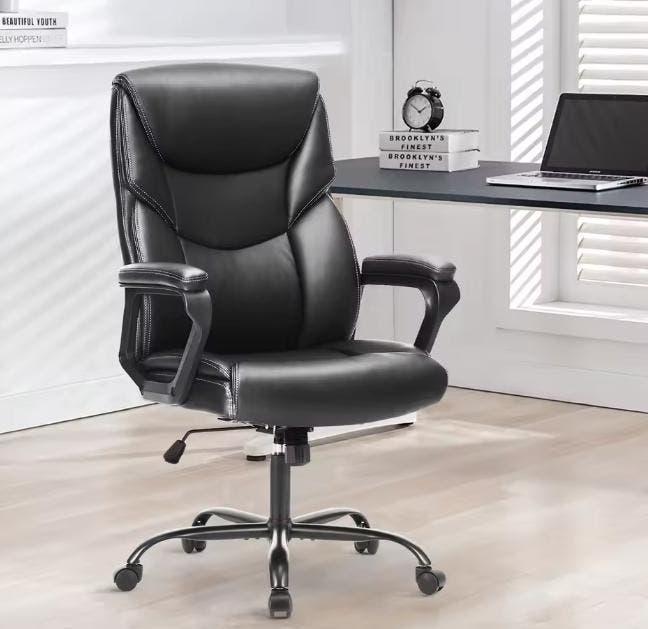 Ergonomische Gamingstoel – PU-Leder met Lendensteun, Huis en Inrichting, Bureaustoelen, Bureaustoel, Bruin, Nieuw, Ergonomisch