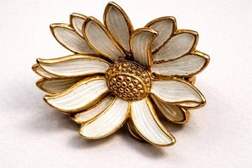 Zonder minimumprijs - Broche Zilver - David-Andersen Vintage