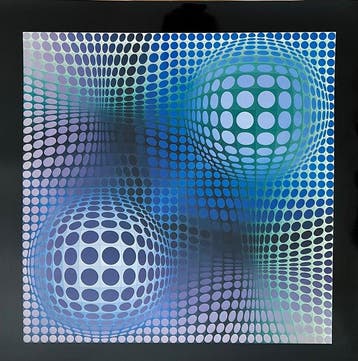 Victor Vasarely (1906-1997) - Feny, Antiek en Kunst