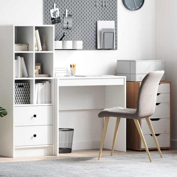 vidaXL Bureau Wit 80 x 40 x 76 cm, Verzenden, Nieuw