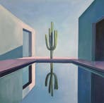 Alexy Berthelot - Minimal blue cactus pool 12